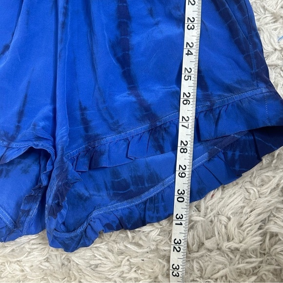 Gypsy 05 Blue Tie Dye Silk Romper - Picture 12 of 13